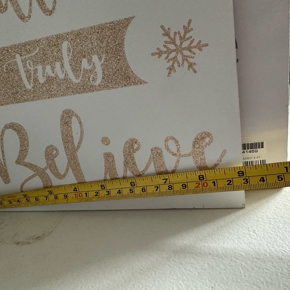 Bell / Polar Express Christmas Decor Quote Sign - Picture 4 of 5